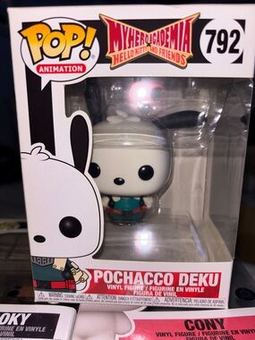 Funko Pochacco Deku Vinyl Figure - White & Teal Accents